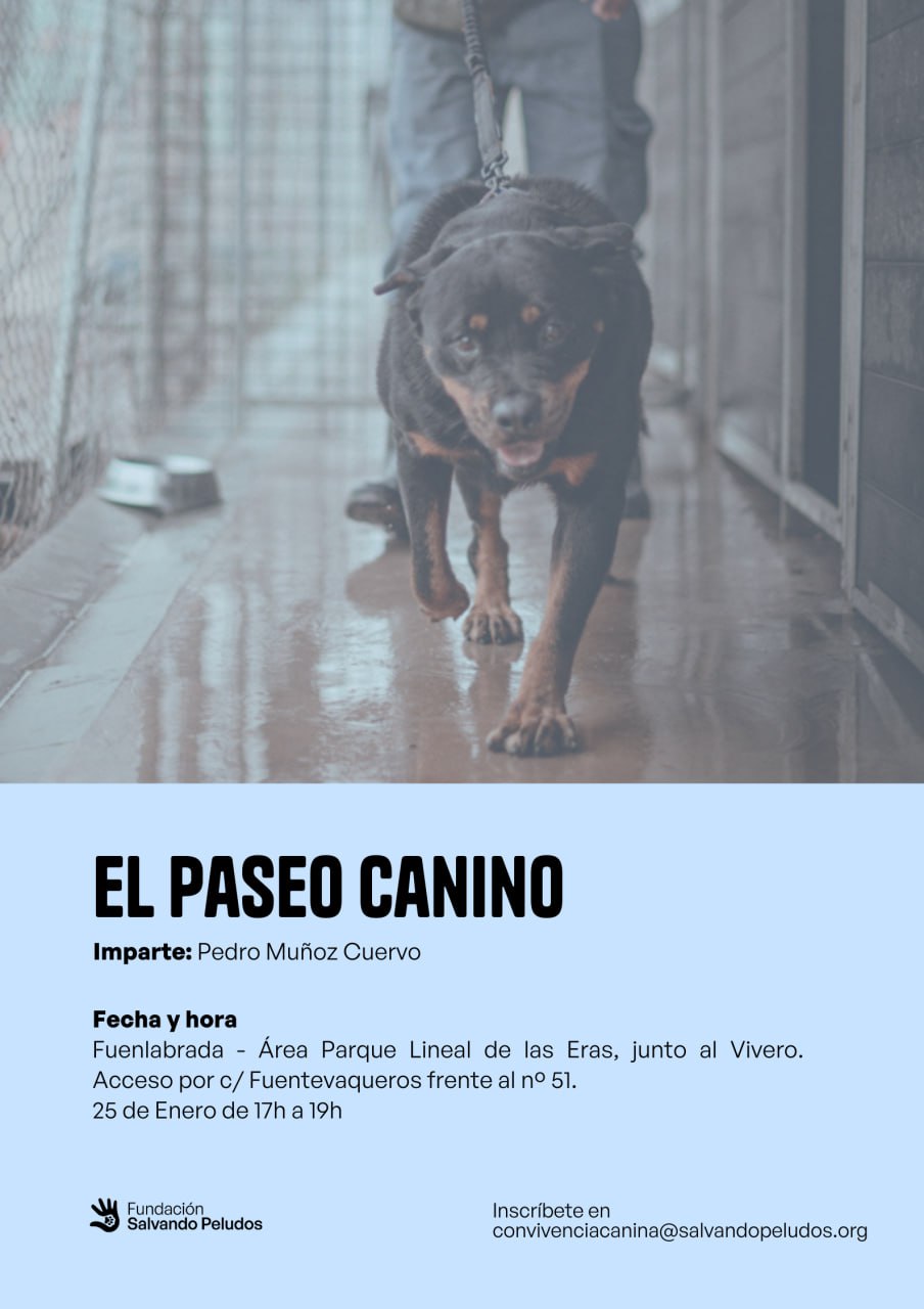 Cartel de la charla del 25 de enero