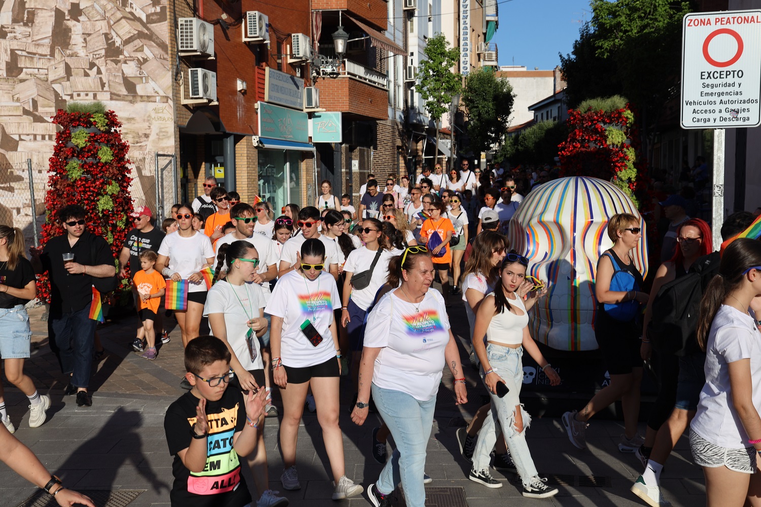 Marcha de los colores el año pasado 