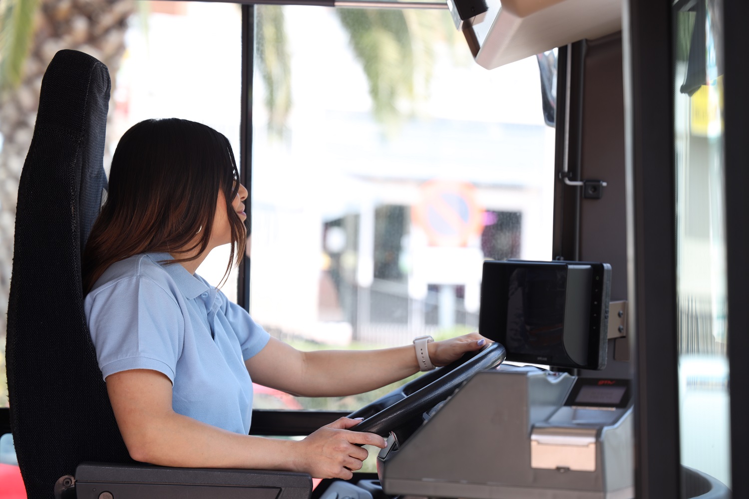 Conductora de la EMT de Fuenlabrada