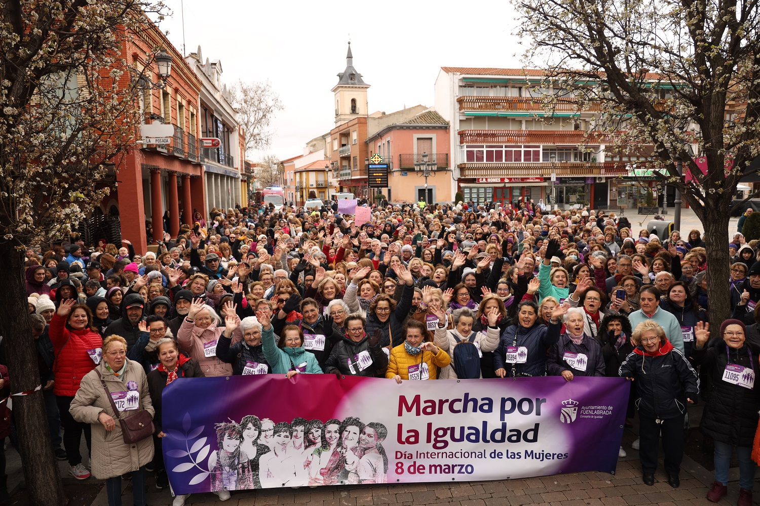 Participantes en la Marcha por la Igualdad de 2024
