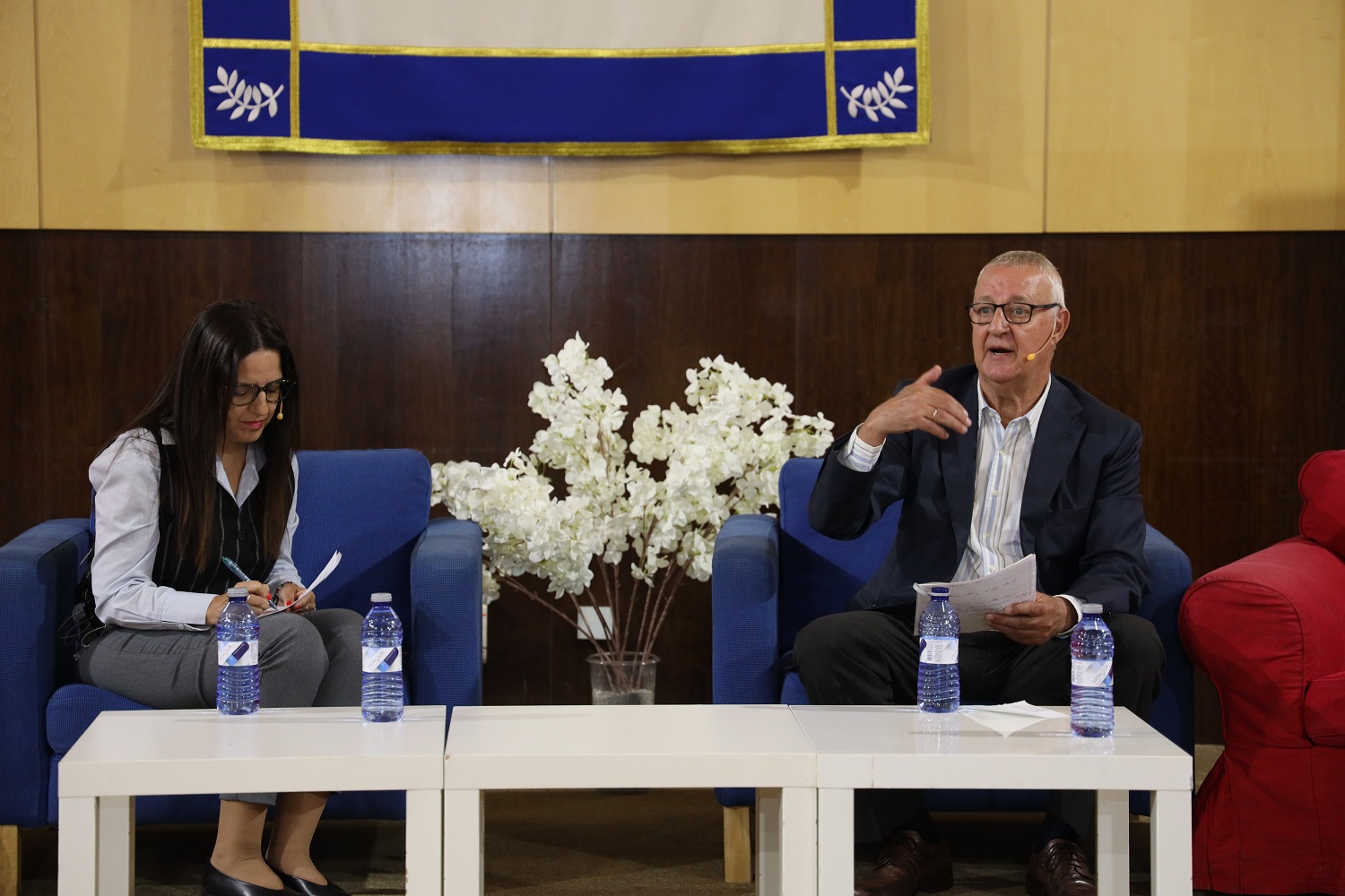 El ex ministro Jesús Caldera durante su intervención
