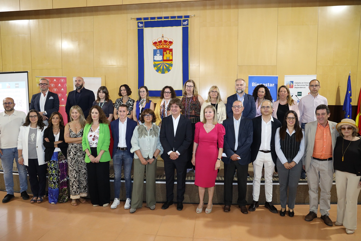 Representantes de las entidades participantes en el congreso