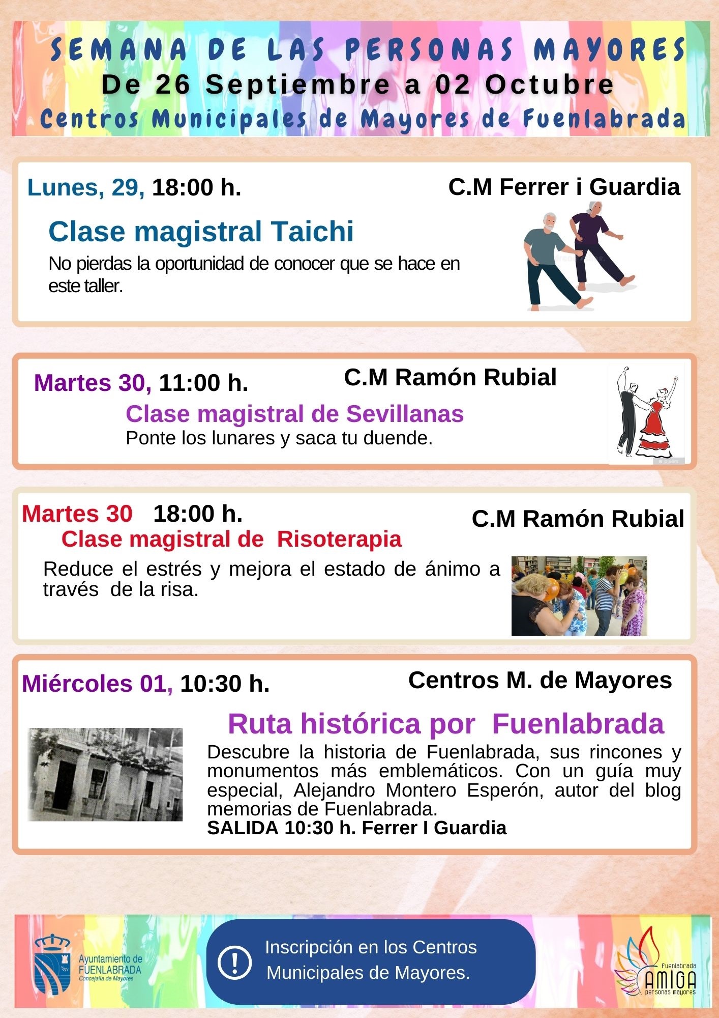 Cartel informativo dúas 29,30 y 1