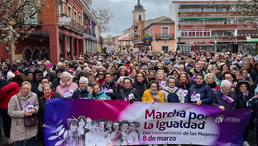 Participantes en la Marcha por la Igualdad en la edición de 2024