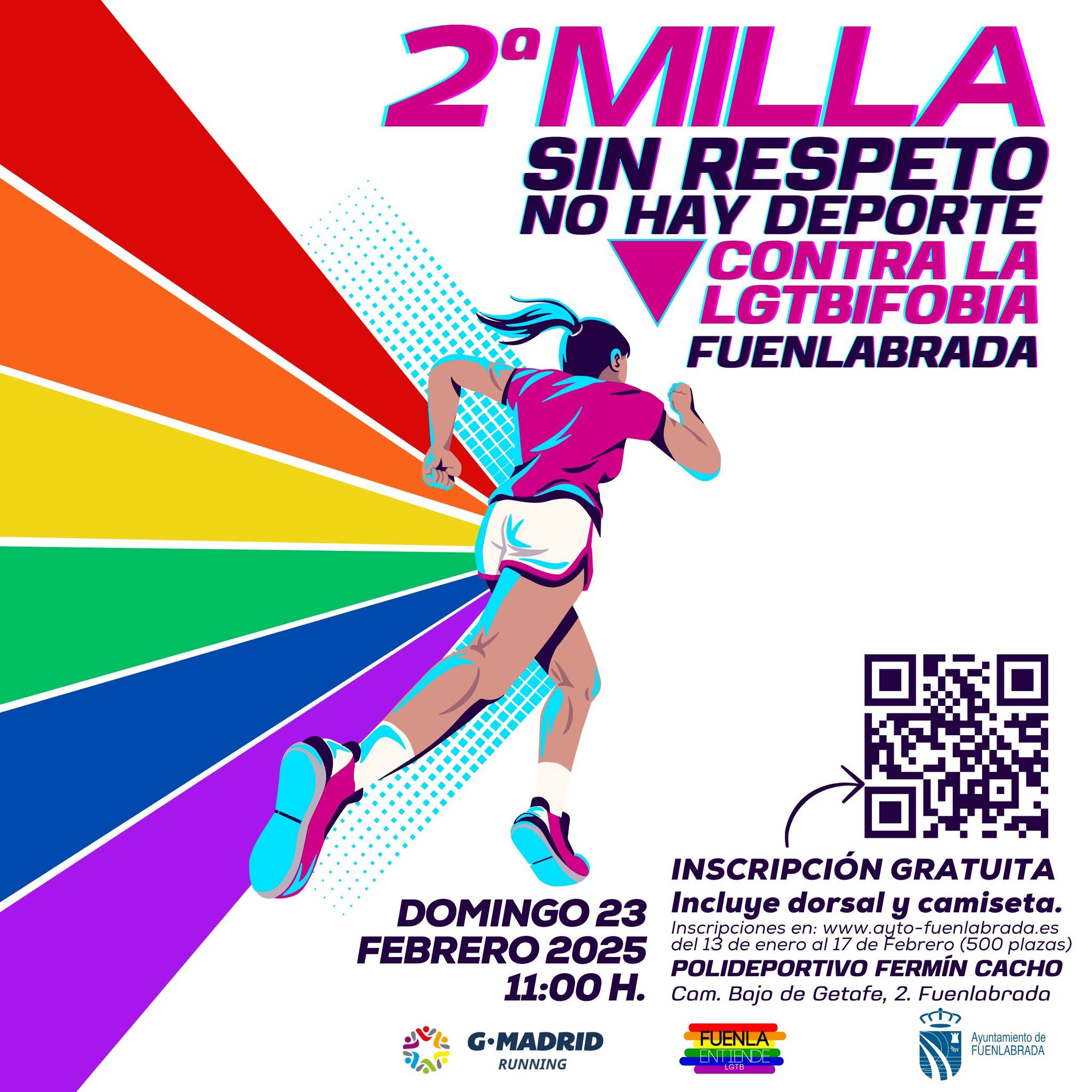 cartel de la Milla contra la LGTBIfobia