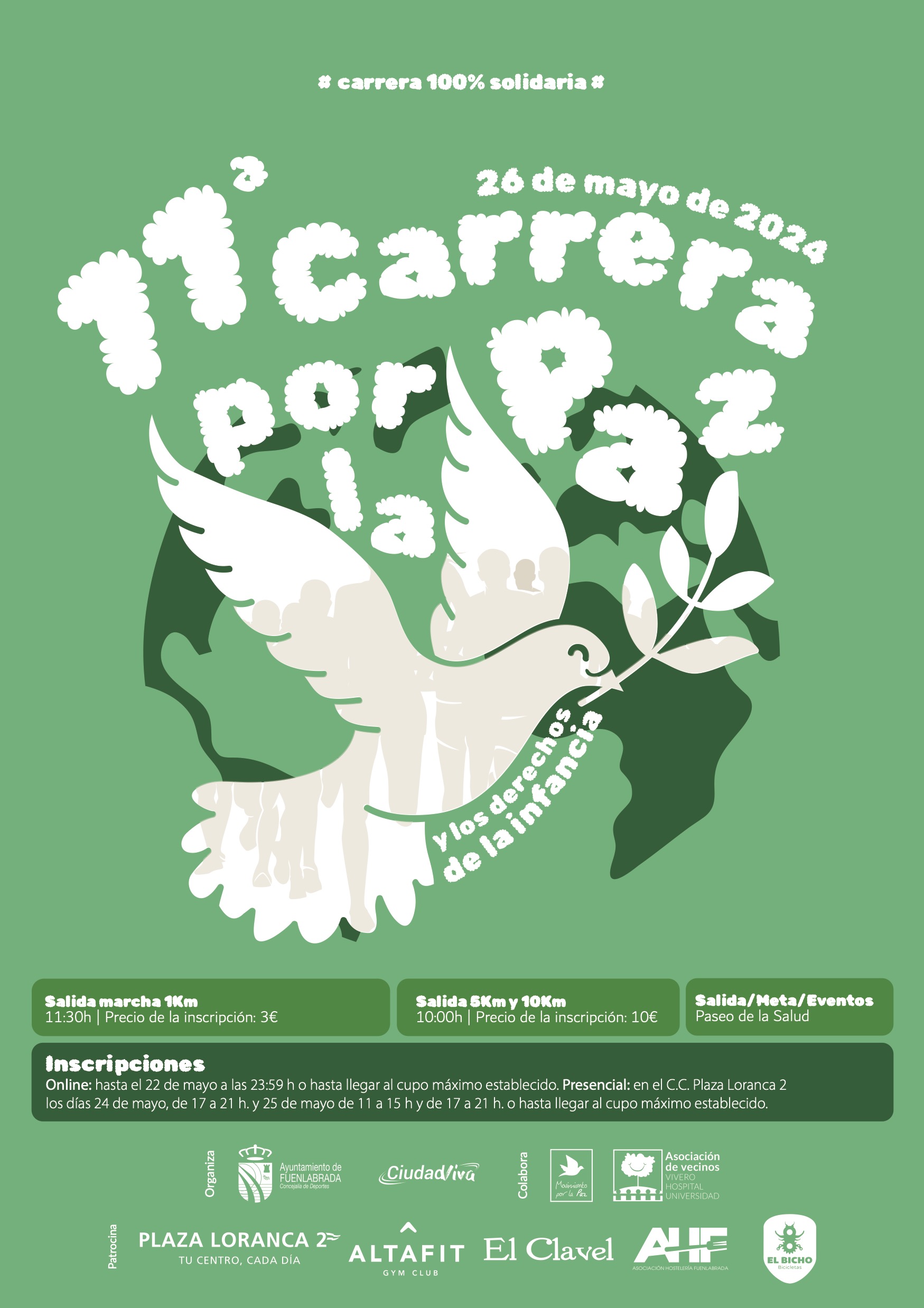 Cartel de la XI Carrera por la Paz