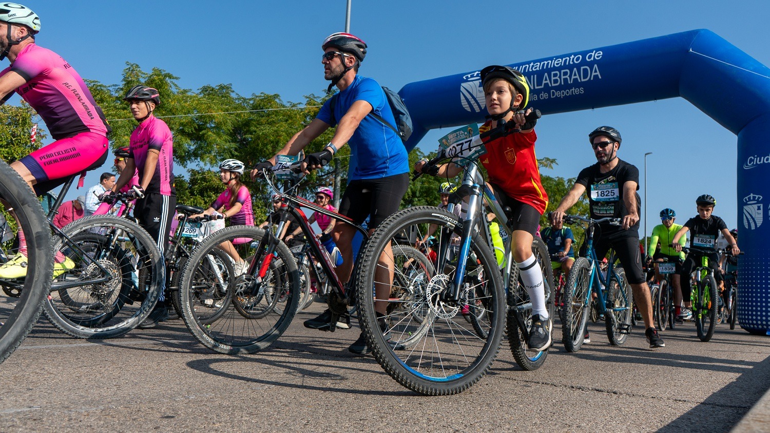 Imagen de ciclistas participantes en una edición anterior