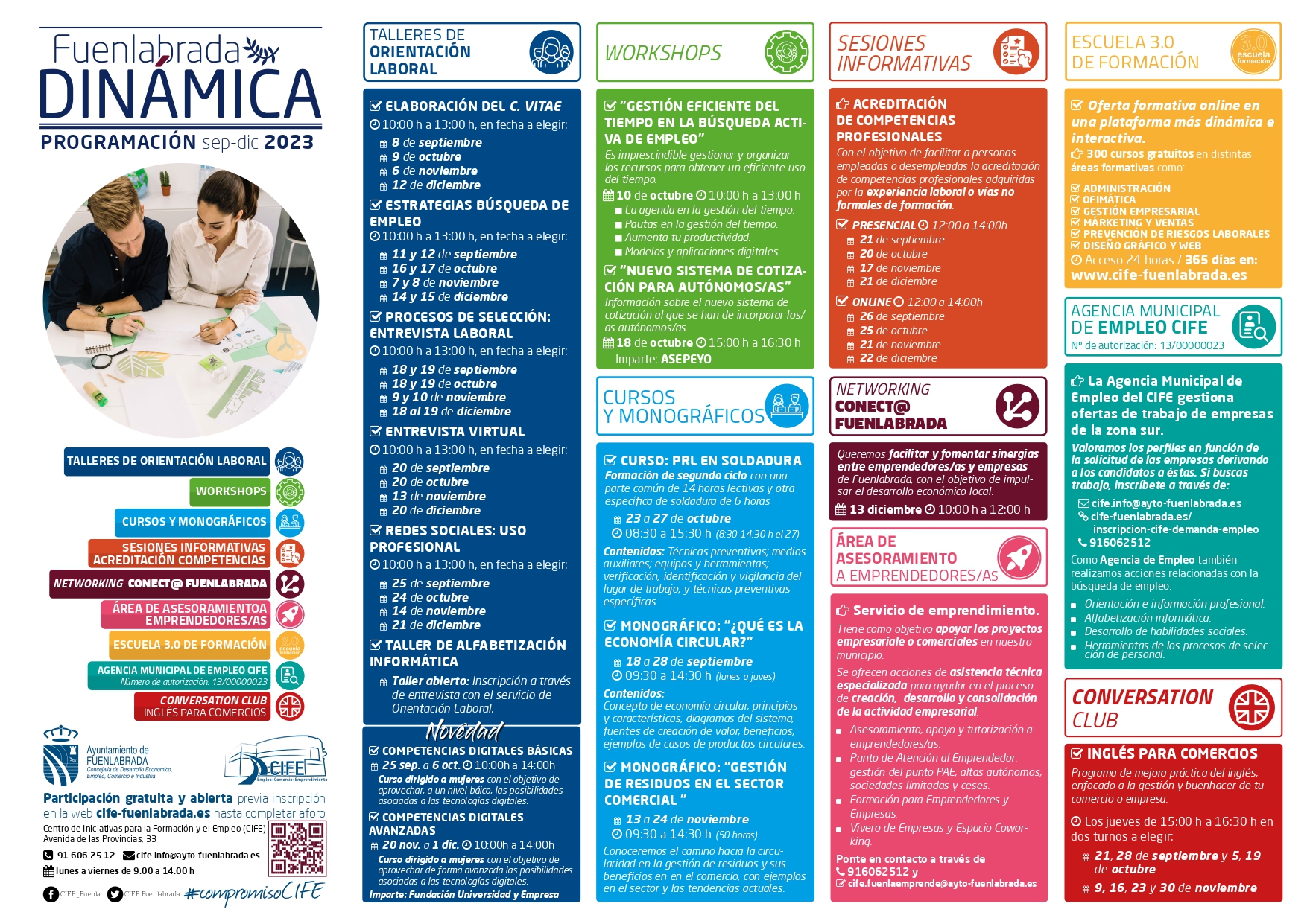 Fuenlabrada Dinámica nueva programación del CIFE 30082023