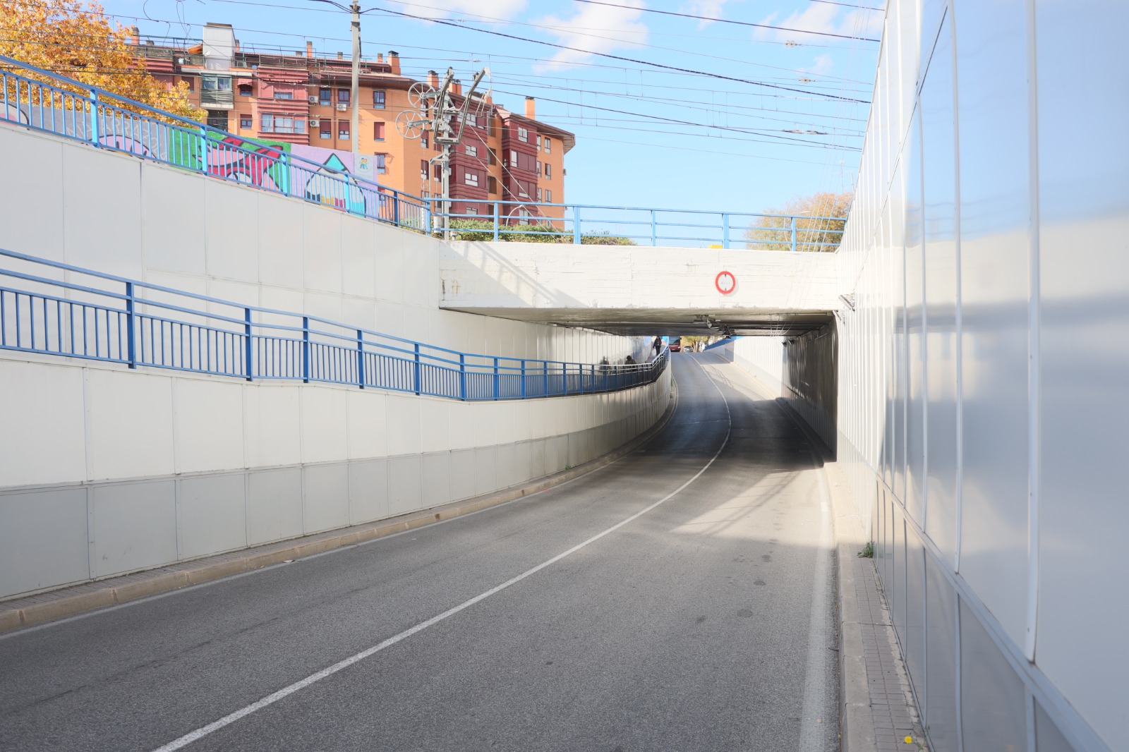 Ampliacion  del paso peatonal bajo el ferrocarril en la calle Mostoles 21112023