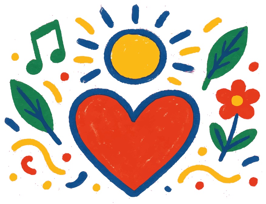 Ilustración de un corazón