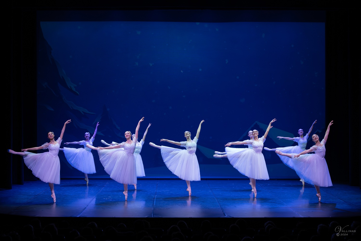 Bailarinas sobre el escenario