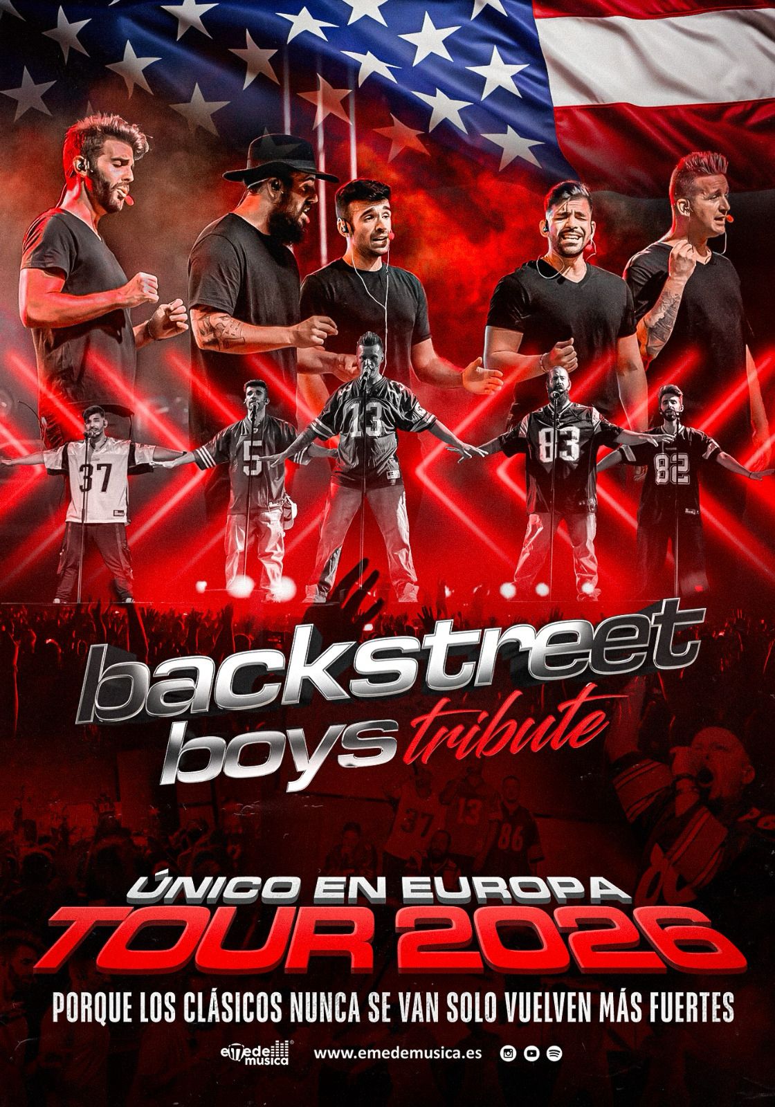 Cartel de Backstreet Boys Tribute