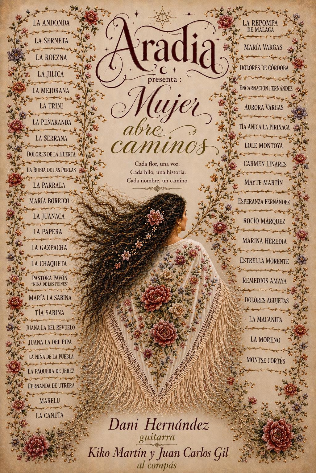 Cartel del recital