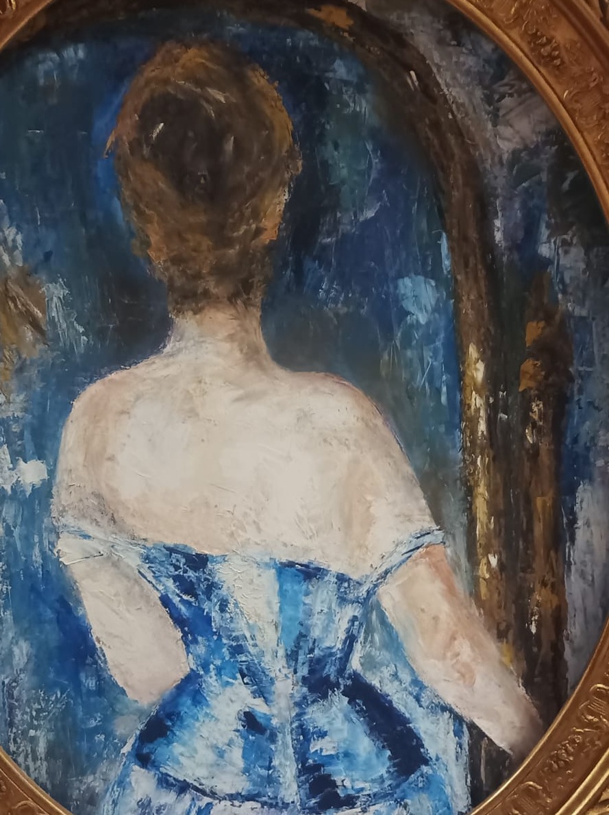 Uno de los cuadros de la exposición