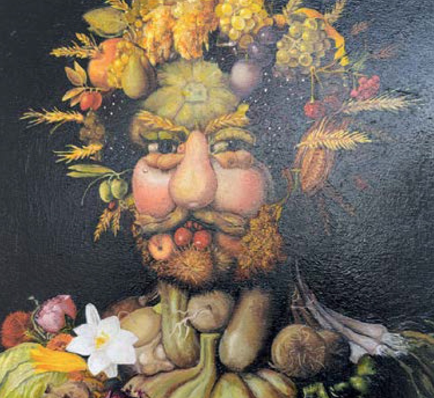 Una de las pinturas de la exposición