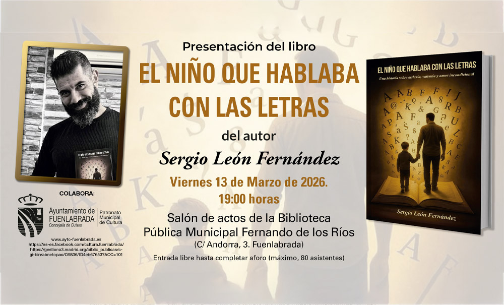 Presentación del libro El niño que hablaba con las letras