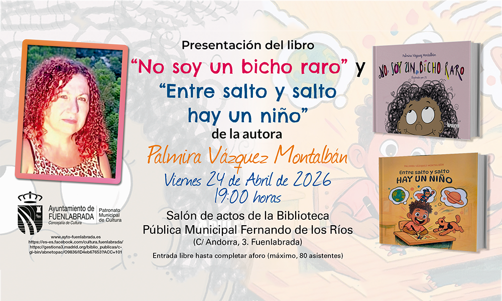 Presentación de los libros No soy un bicho raro y Entre salto y salto hay un niño 