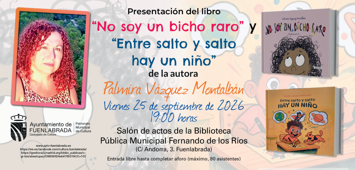 Presentación de los libros 'No soy un bicho raro' y 'Entre salto y salto hay un niño'