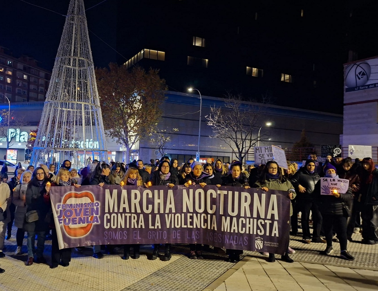Marcha nocturna contra la violencia machista