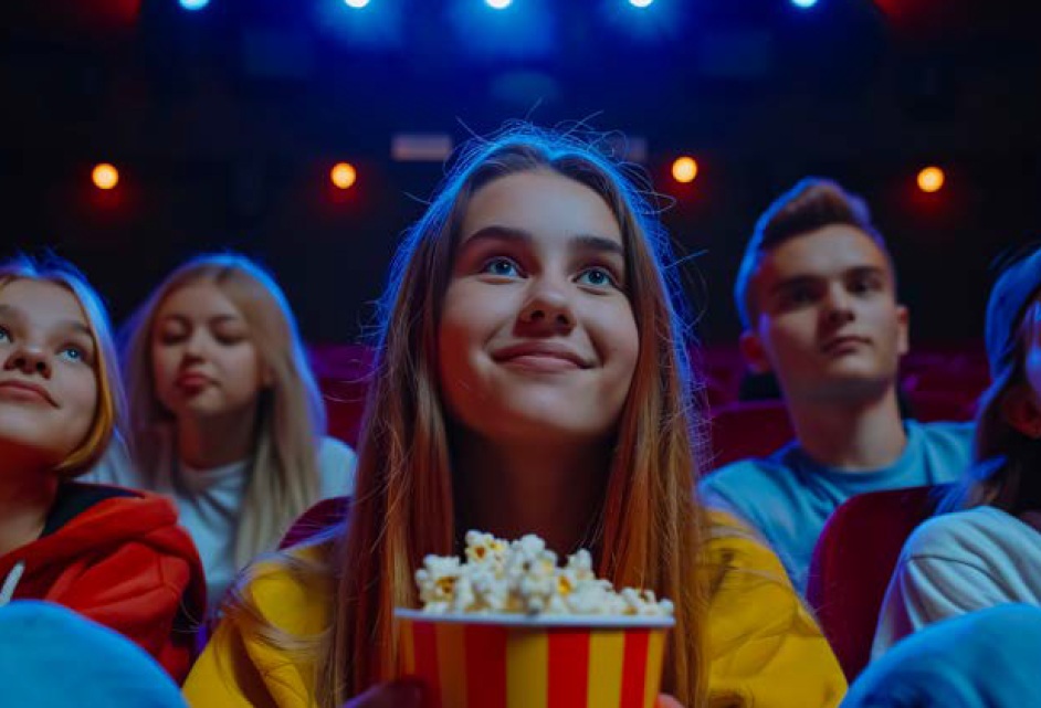 Adolescentes en el cine