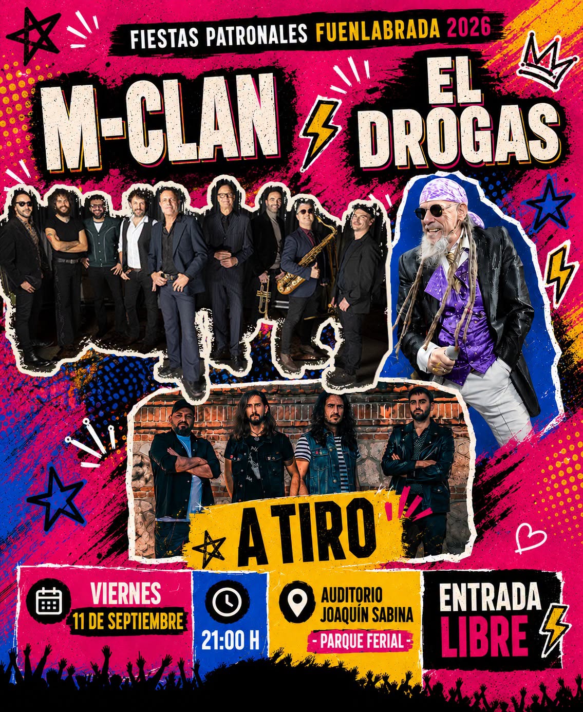 Cartel del concierto del 11 de septiembre