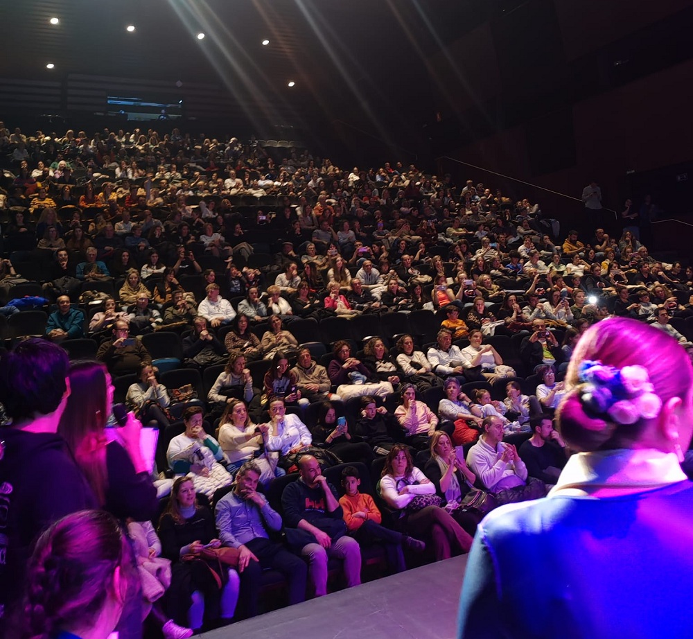 Espectadores en un teatro