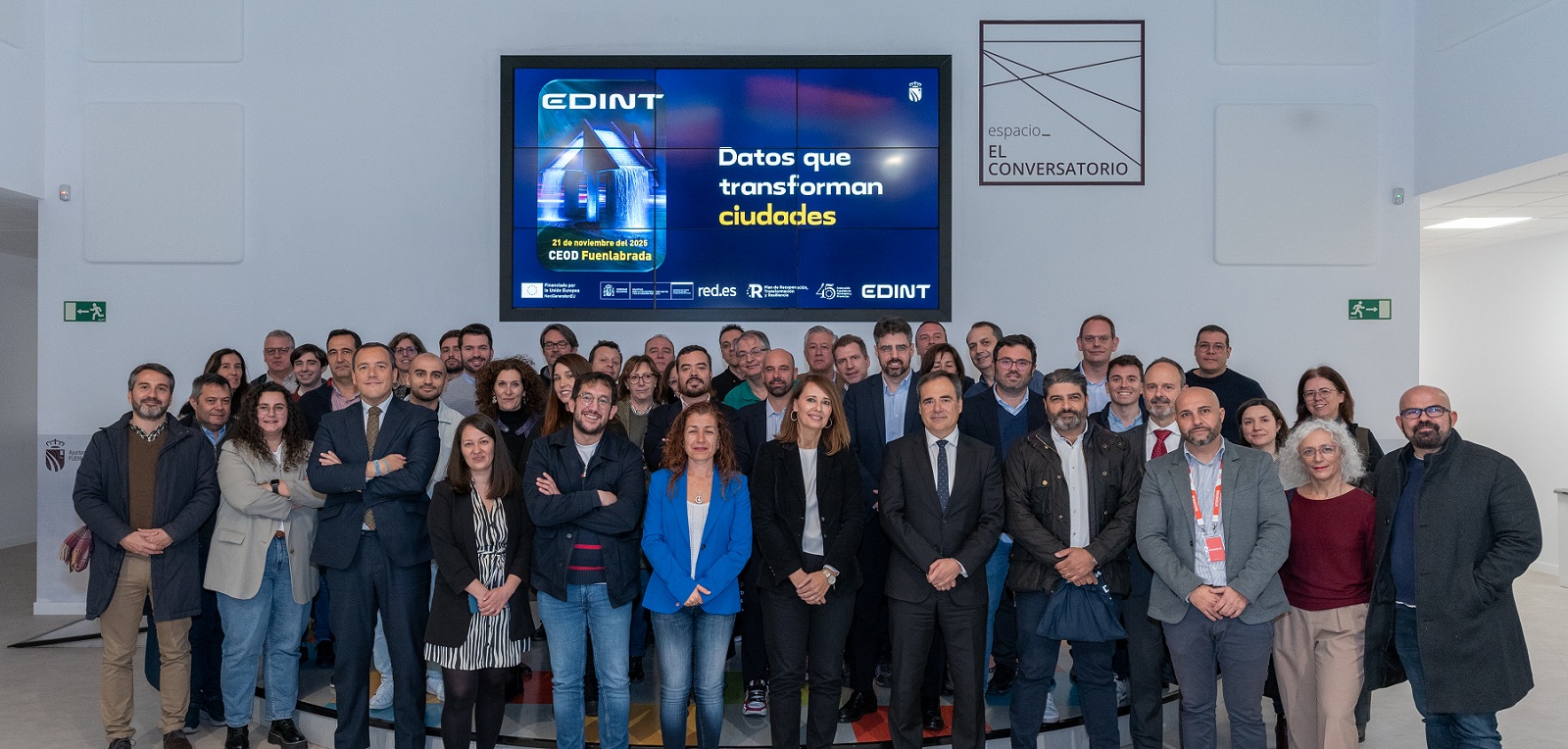 Participantes en la presentación del proyecto EDINT