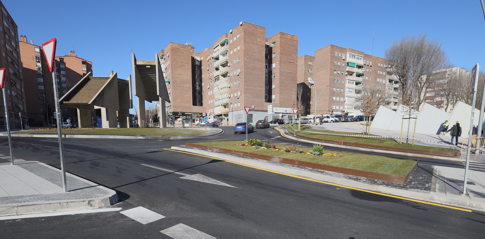 Imagen de la Fuente de las Escaleras y su entorno remodelado