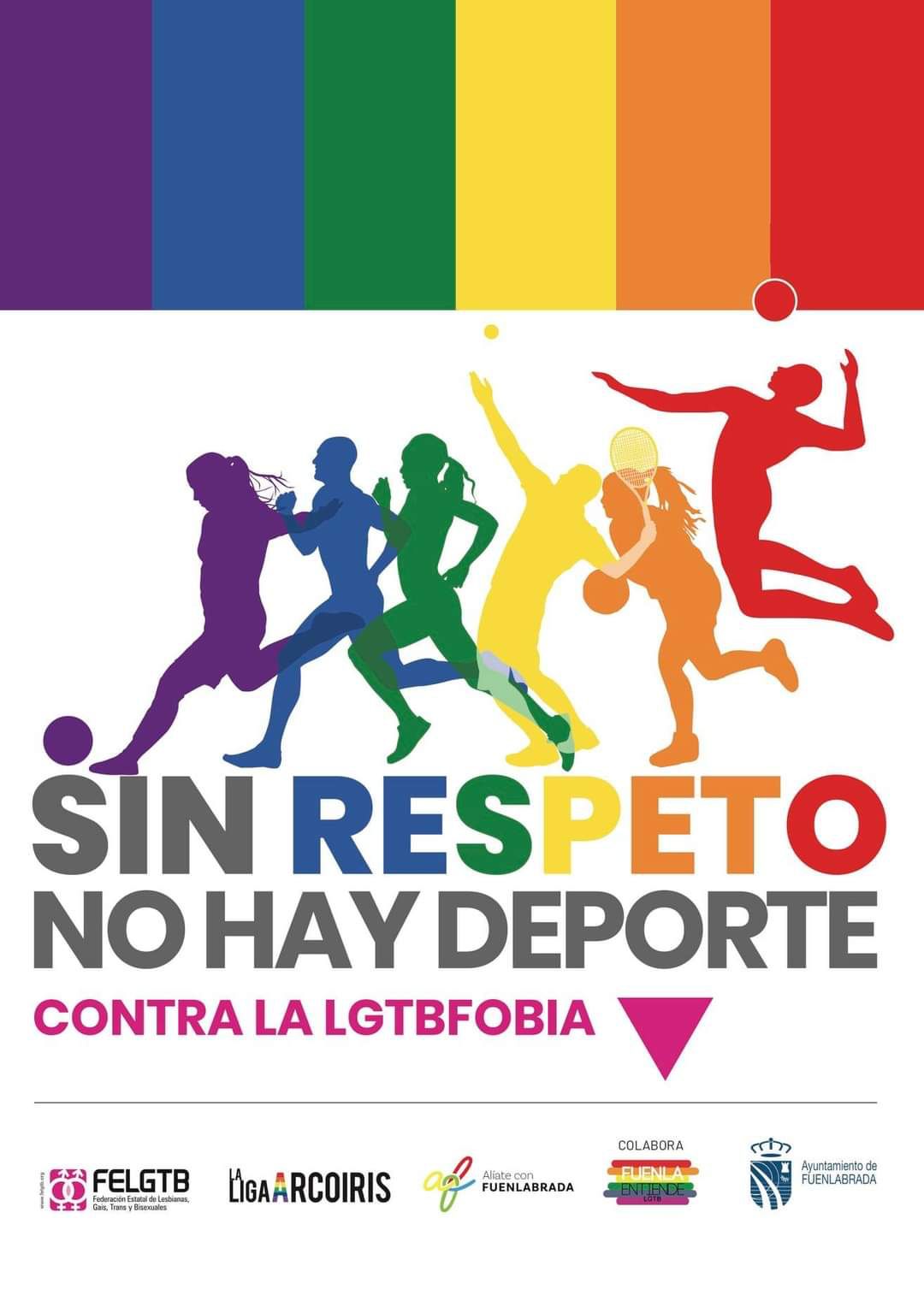 Cartel de la campaña contra la LGTBFobia ‘Sin respeto no hay deporte’