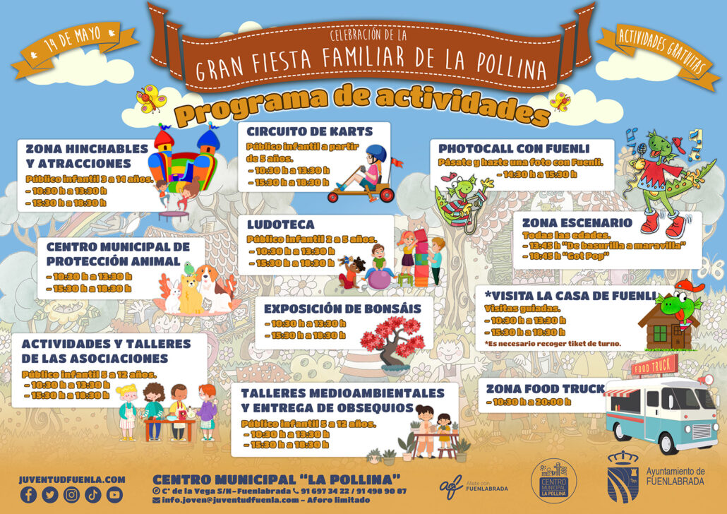 El domingo Gran Fiesta familiar en La Pollina 1252023