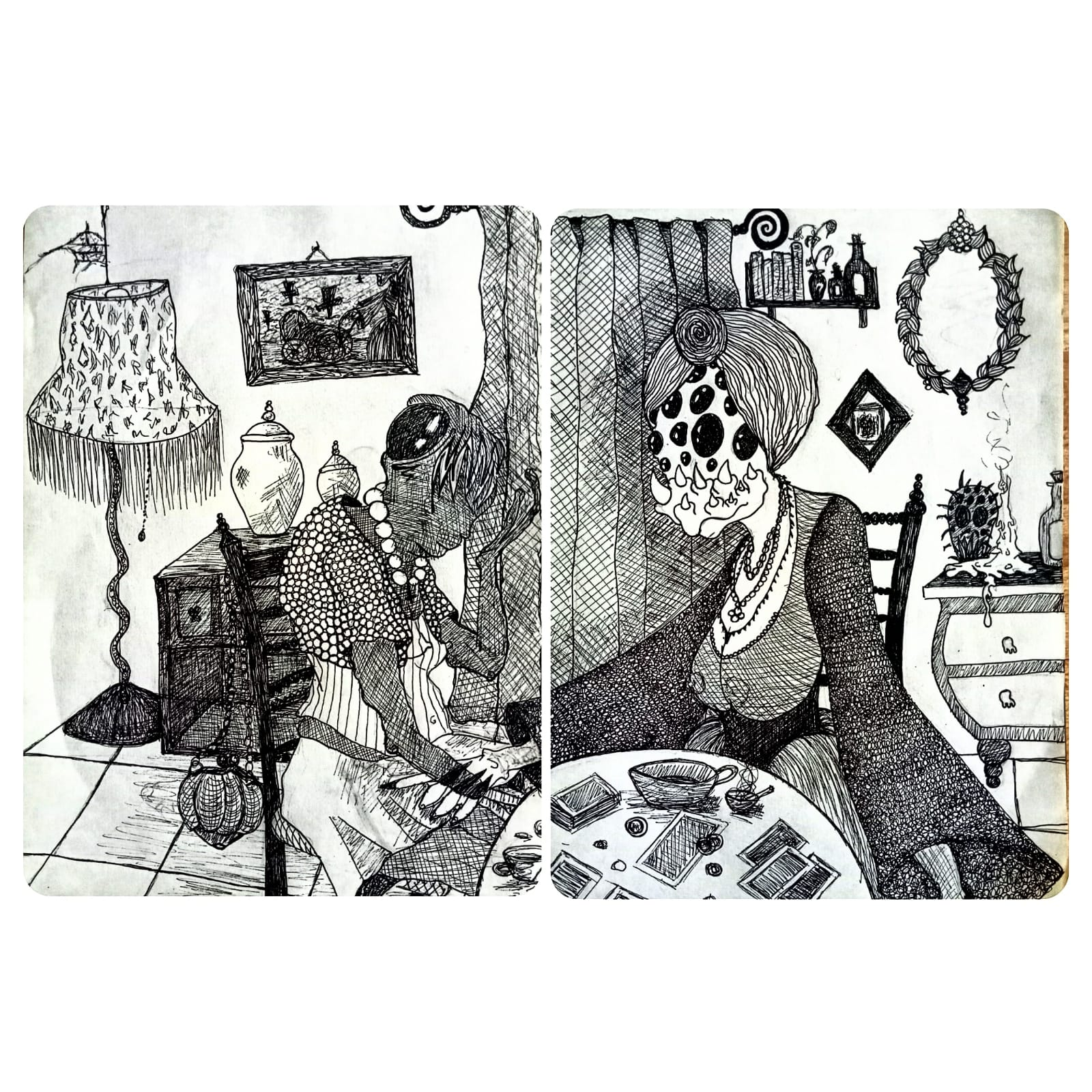Imagen de una obra de Juan Carlos Moya Zaf, miembro del Colectivo Artistas del Sur