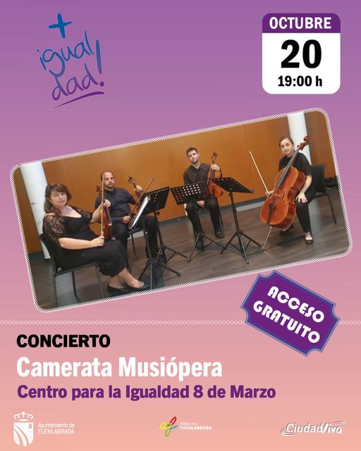 Cartel del concierto de Camerata Musiópera