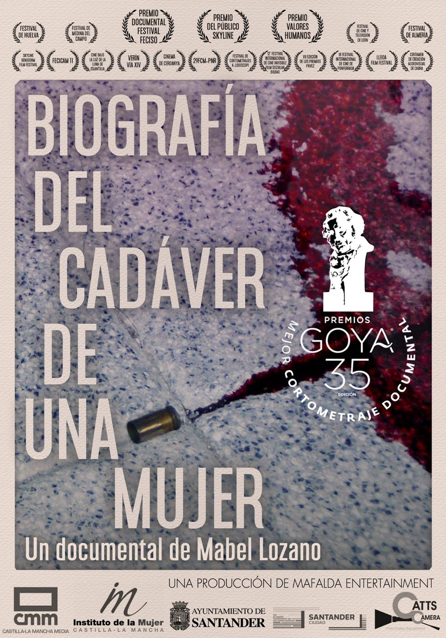 Cartel del cortometraje ‘Biografía del cadáver de una mujer’
