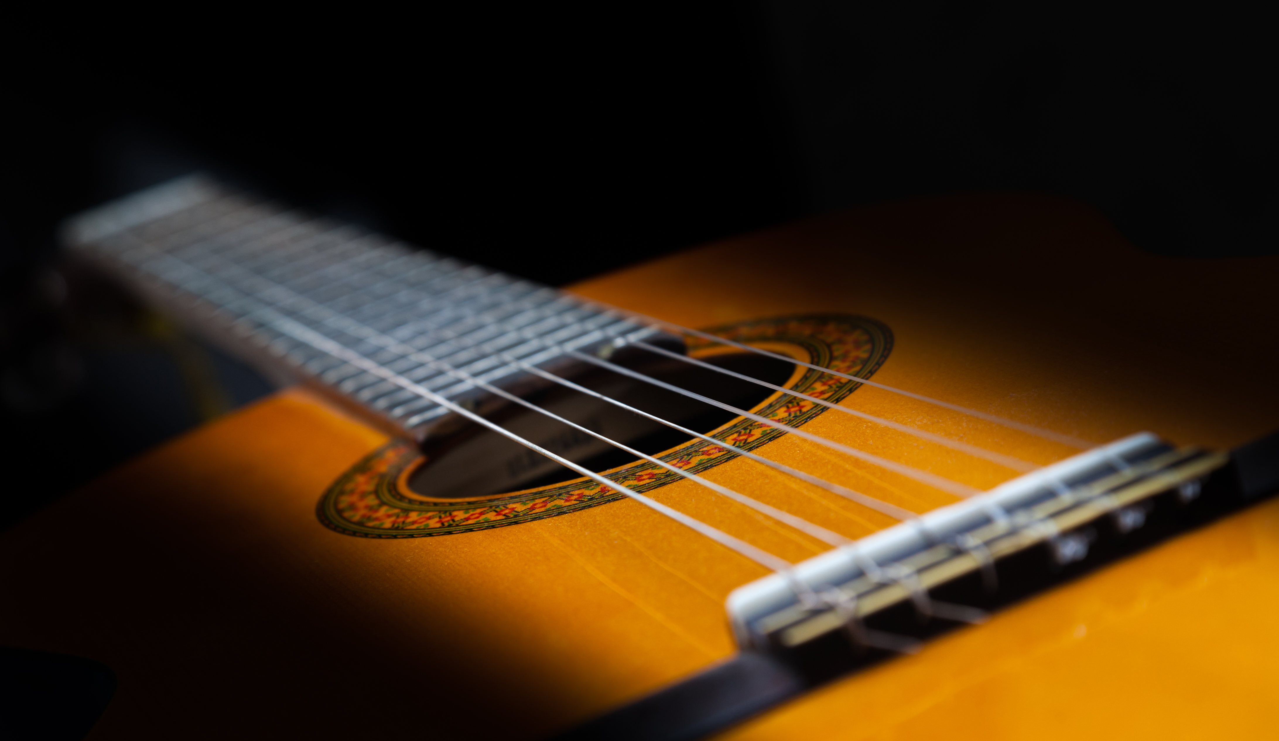 Imagen de una guitarra española