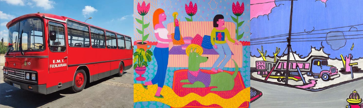 Tres imágenes de las exposiciones del fin de semana