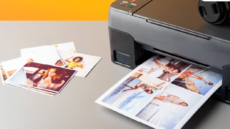 Impresora con fotos