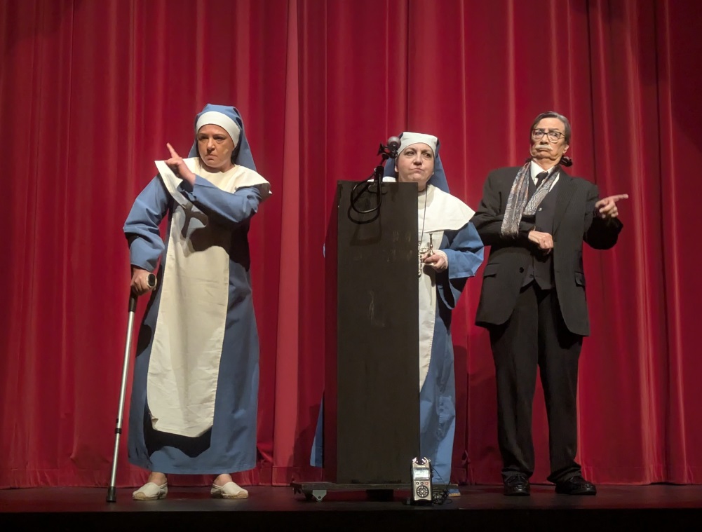 Actores sobre el escenario