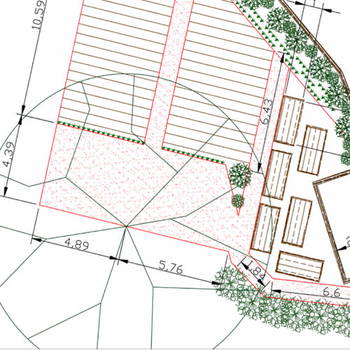Plano del huerto