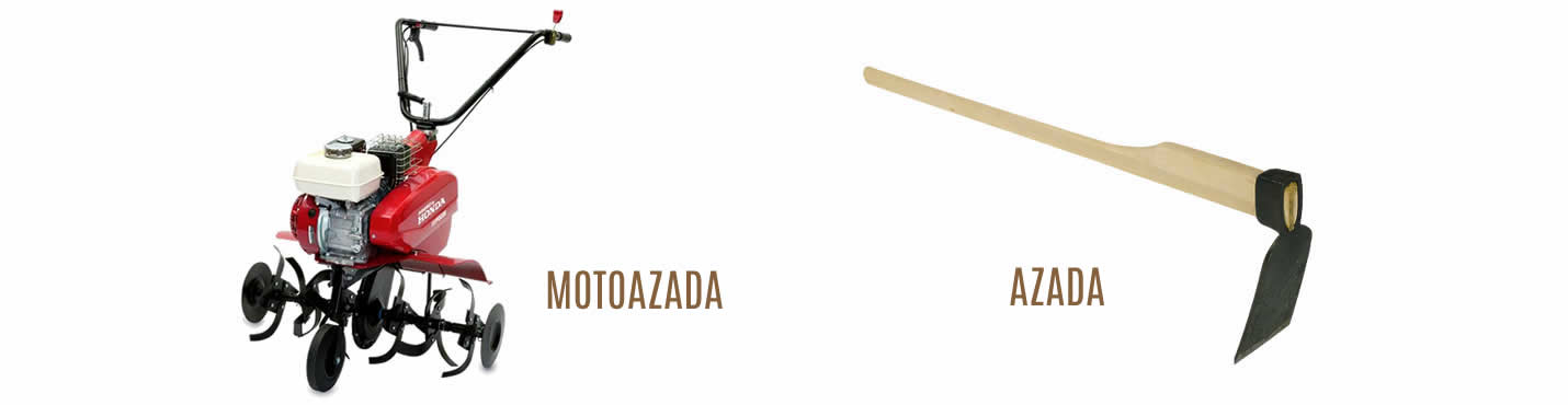 Motoazada y azada