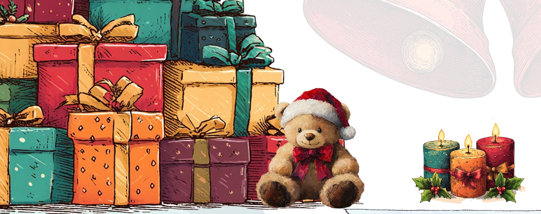Ilustración de paquetes de regalo