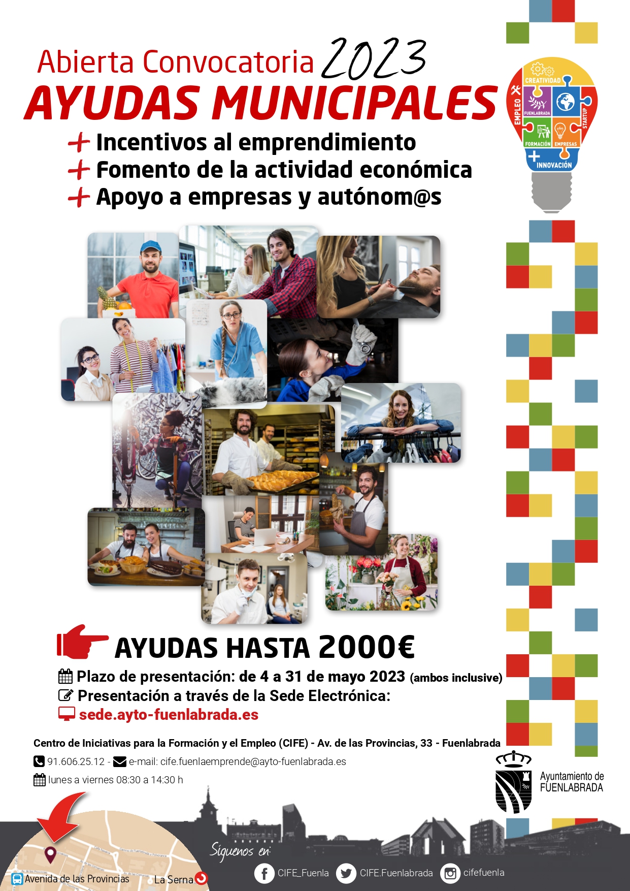 Ayudas a empresas y emprendedores de hasta 2.000 euros 352023 - Fuenlabrada