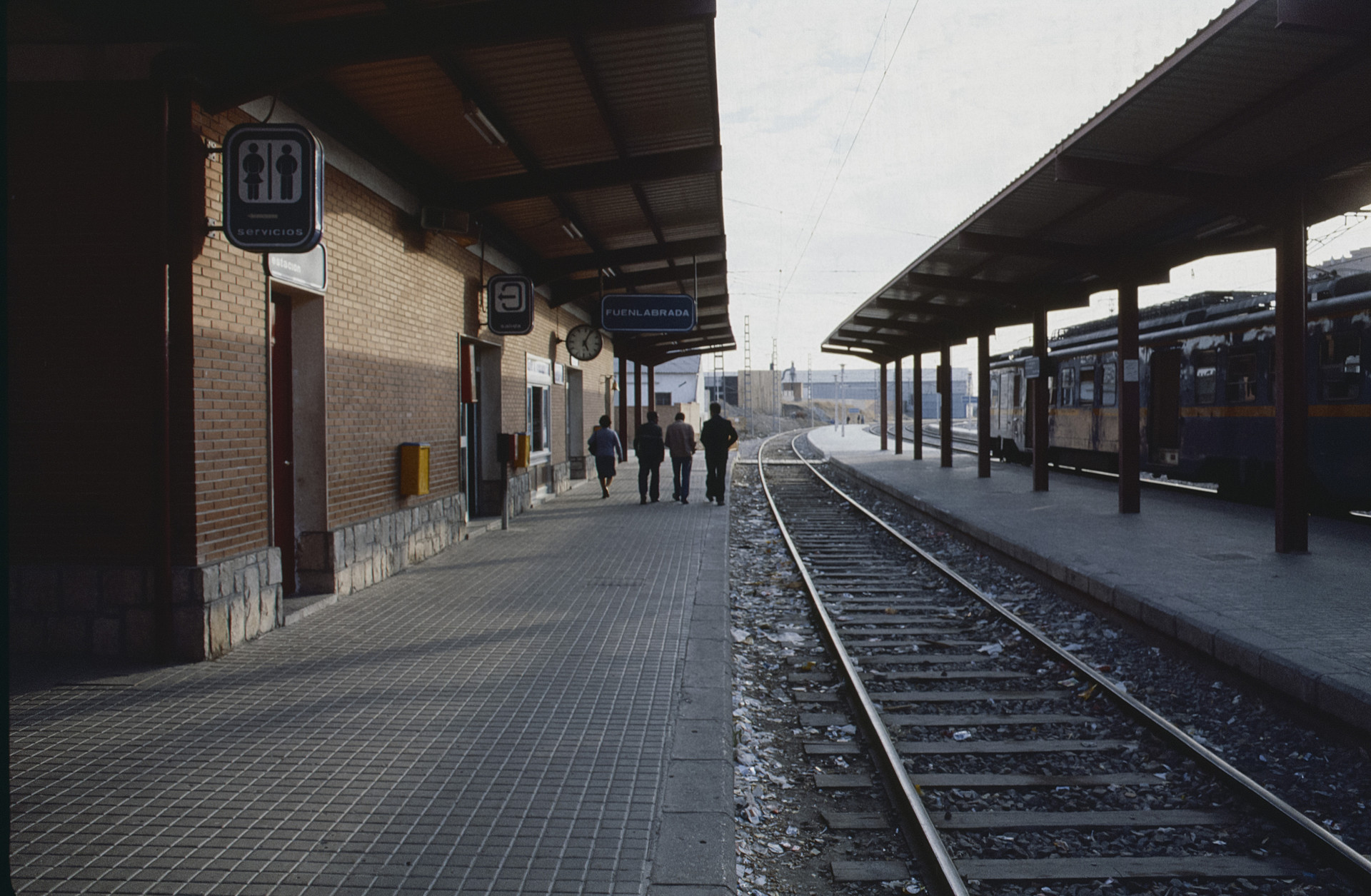 Andén de la estación de Fuenlabrada Central