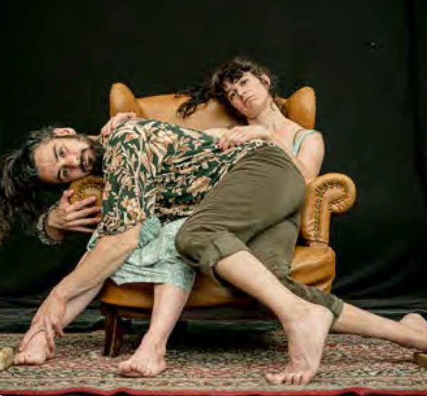 Los dos protagonistas del espectáculo