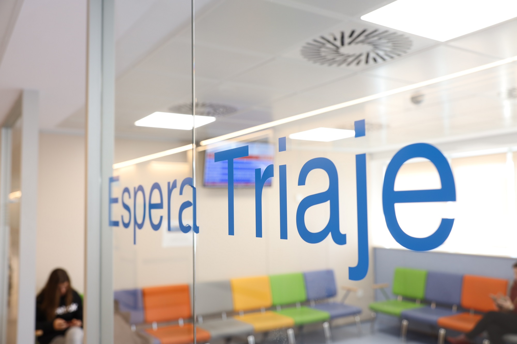 Sala de espera en las Urgencias del Hospital de Fuenlabrada