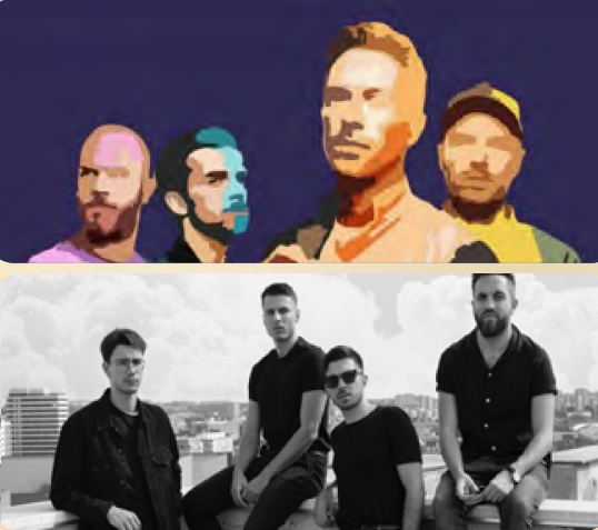 Cartel del concierto tributo a Coldplay y del grupo Belapalma