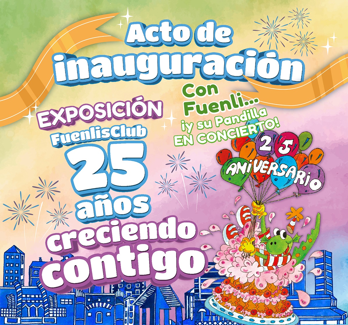 Cartel de la inauguración de la exposición