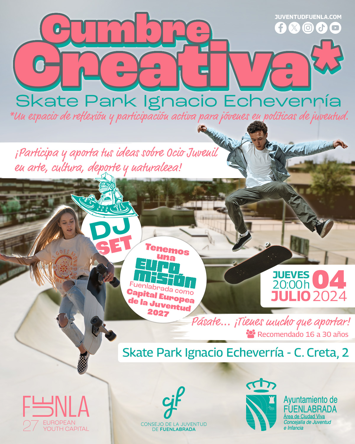 Cartel de la Cumbre Creativa