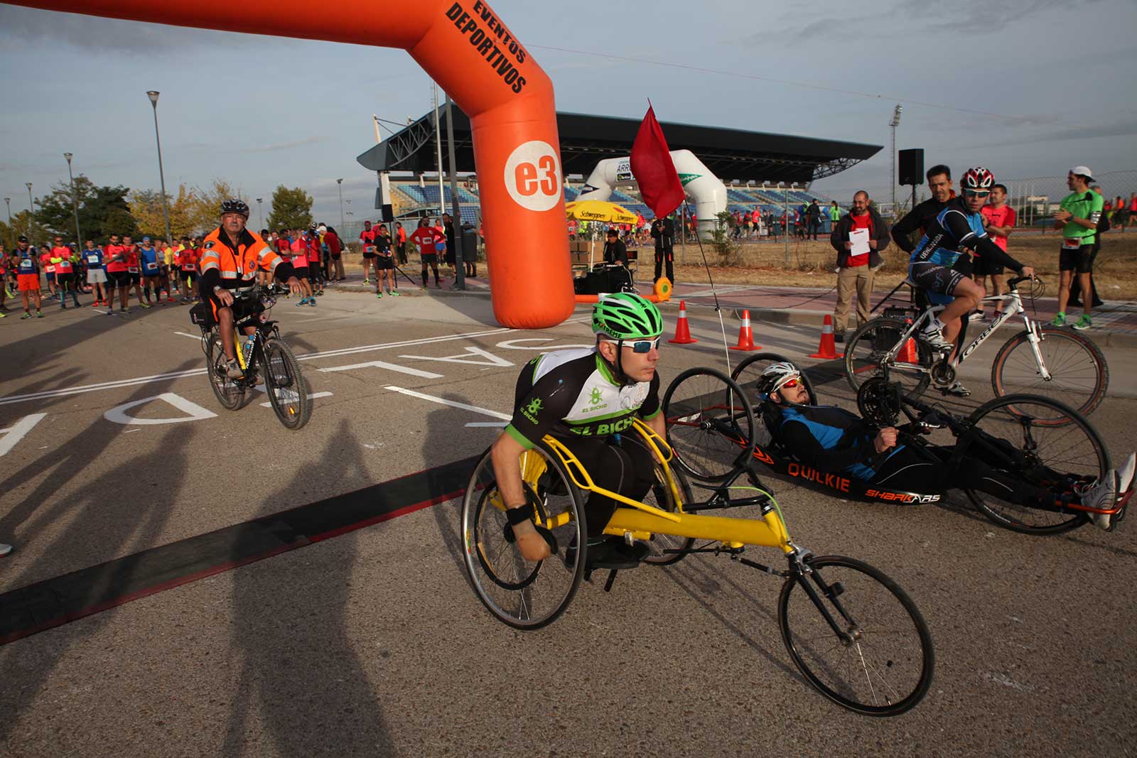 Participantes en la Media Maratón de Fuenlabrada