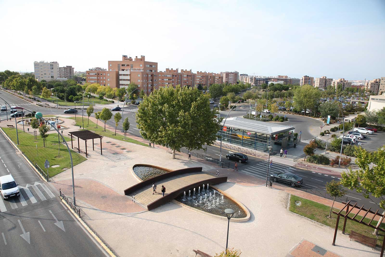 Foto aérea zona Hospital-Universidad