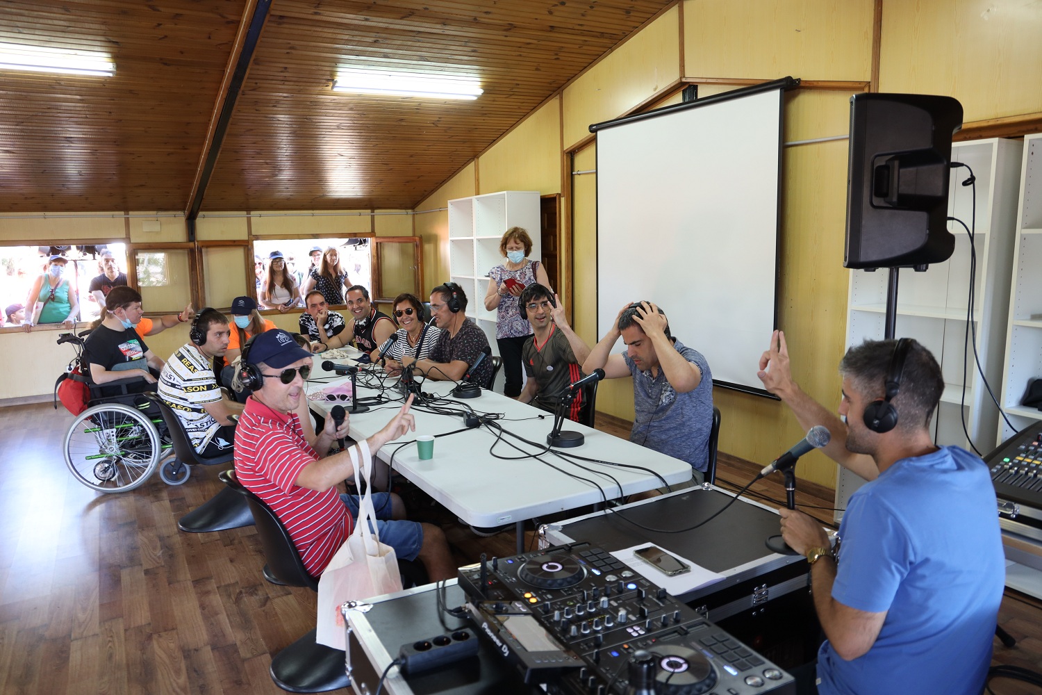 Participantes en la fiesta encuentro de La Pollina en una edición anterior